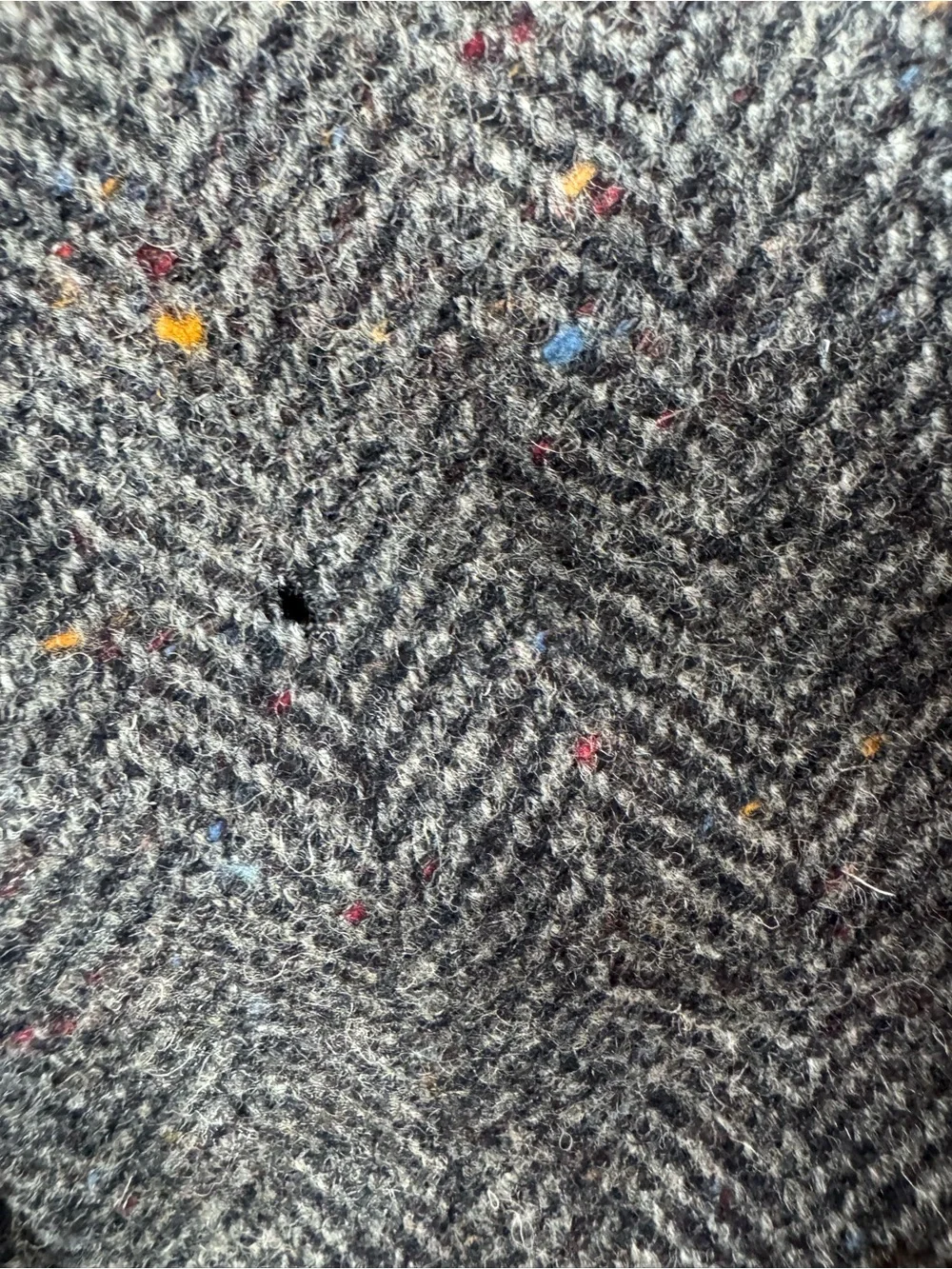 Levi’s Tweed Classic 42 Long Pure New Wool Herringbone Donegal Fleck Blazer Coat